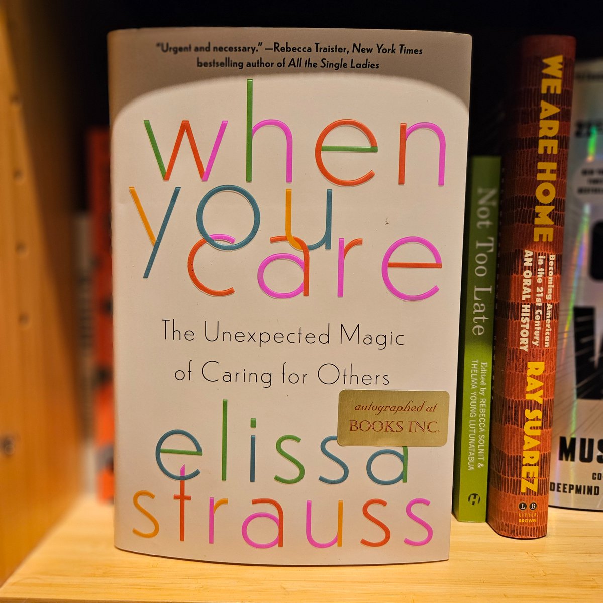 It's #MentalHealthAwarenessMonth, treat yourself to a signed copy of #WhenYouCare by #ElissaStrauss at our Terminal 2 store 💗 #WhatsGoodWednesday