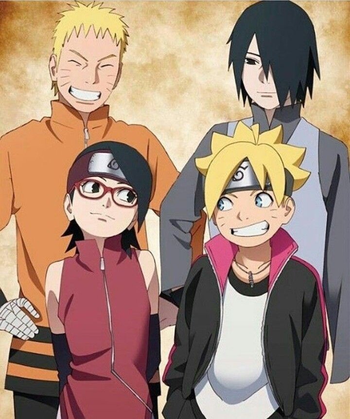 narsscontent's tweet image. narusasu and his children