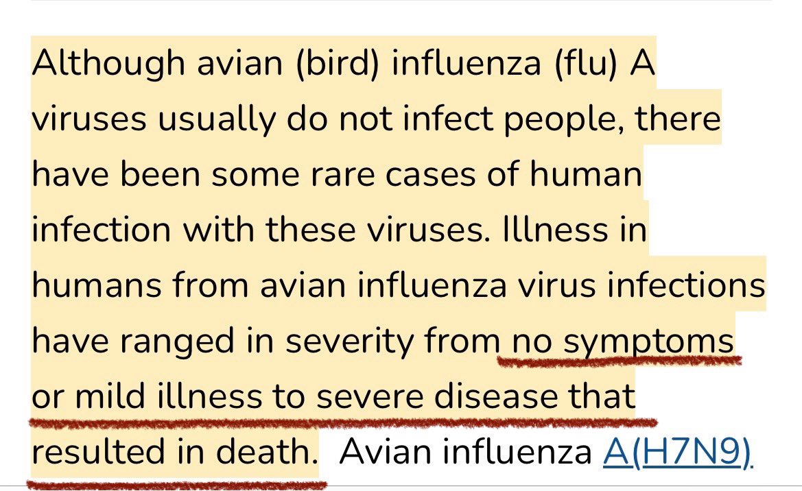 🚨CDC Says Symptoms of Bird Flu Include ‘Having No Symptoms’