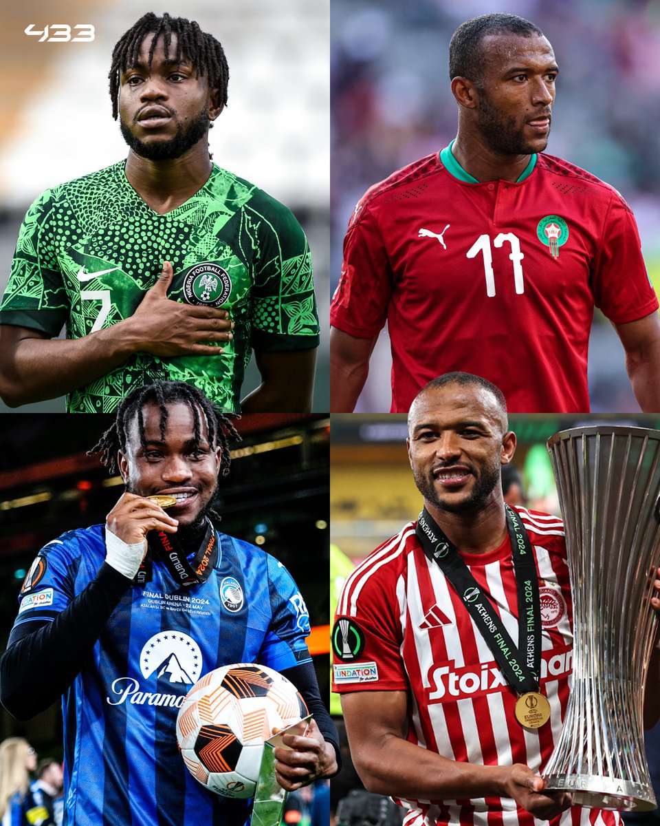 433's tweet photo. All of this year’s goals in European finals have been scored by African strikers 🇳🇬🇲🇦

Reminder that Dortmund have 🇨🇮 forward Sébastien Haller 👀 https://t.co/A968YDKMbq