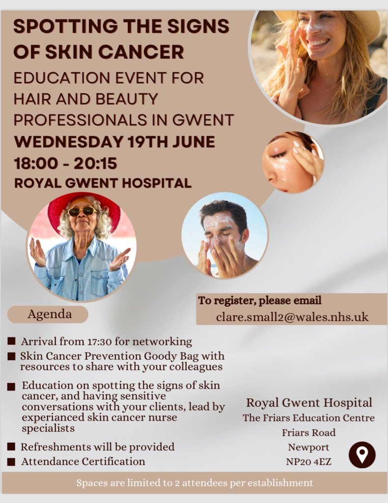 Almost 70 spaces gone for this. But still some more to fill! Share with your local hairdressers/barbers/beauticians <a href="/AneurinBevanUHB/">Aneurin Bevan University Health Board</a>