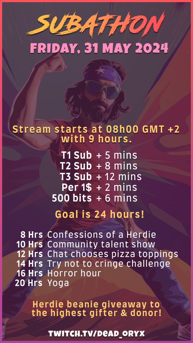 Going Live @ 8am SAST tomorrow for my first attempt at a Thubason🫦