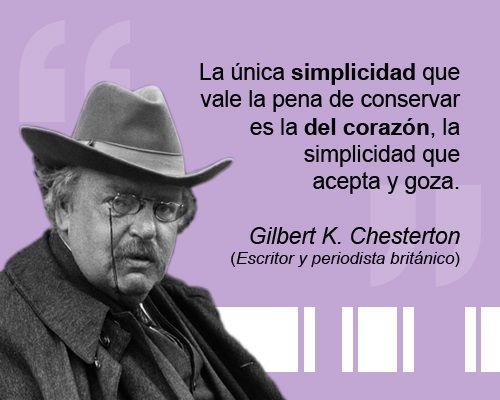 AsunCarretero's tweet photo. #GilbertK Chesterton https://t.co/eSpW5ZujR3