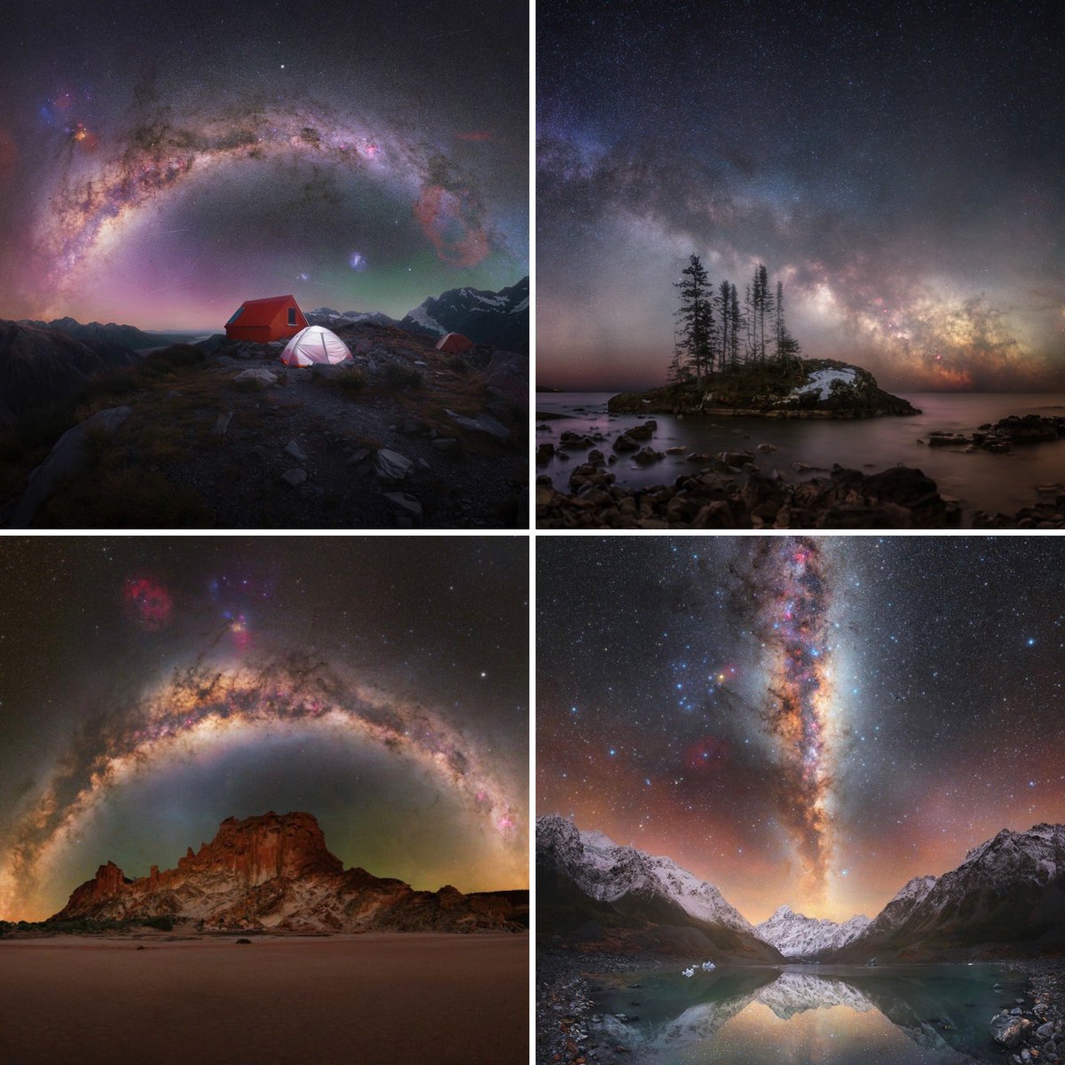 LMPositif's tweet photo. 🌌 Le site Capture the Atlas a dévoilé les photos gagnantes du concours Milky Way Photographer of the Year 2024 ! Des images exceptionnelles de la Voie lactée, capturées aux quatre coins de la planète ! 🌍 (Géo) https://t.co/NY6wpeiNF6