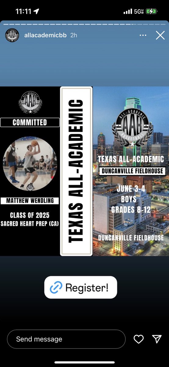 Matthew Wendling (@mattwendling11) on Twitter photo Looking forward to talking to and playing in front of the coaches in attendance! <a href="/AllAcademicBB/">All-Academic Basketball</a> Looking forward to talking to and playing in front of the coaches in attendance! <a href="/AllAcademicBB/">All-Academic Basketball</a>