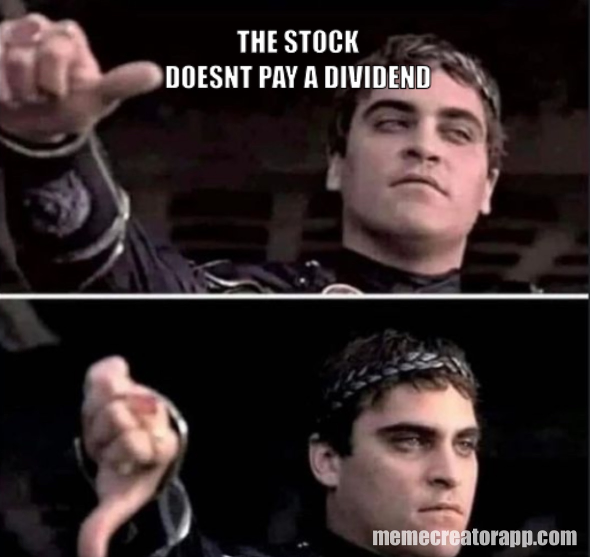 Me when looking at stocks to buy.