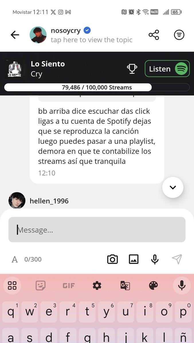 Patz0290's tweet photo. @crylienclub Aquí andamos❤️🥰 https://t.co/oaWqojXxXD