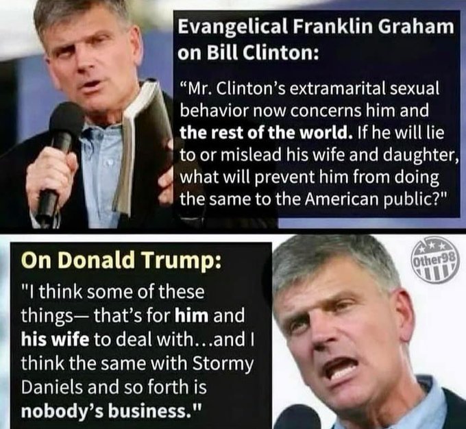 Not to say that Franklin Graham is a hypocrite, but,...