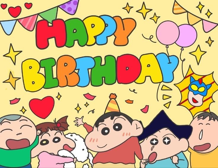 Happy birthday @Shinchan_zzz 🥳🥳🎂🎂🎈🎂🎈🎂 
May the gyri in your brain increases 
may the cartilage between your vertebrates remain healthy
may your hypothalamus works effectively