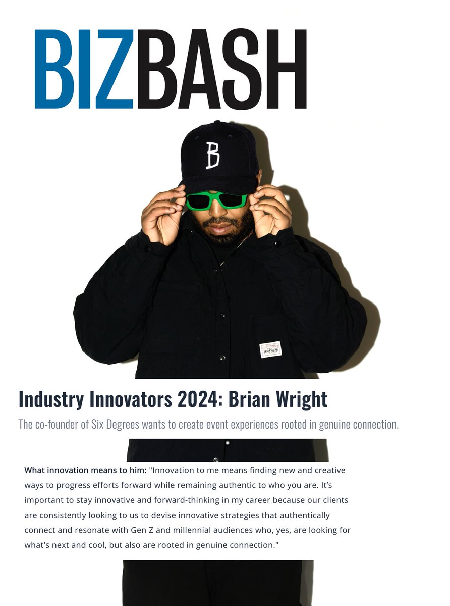 bwrightous's tweet image. 💚 @BizBash x @sixxdgrs