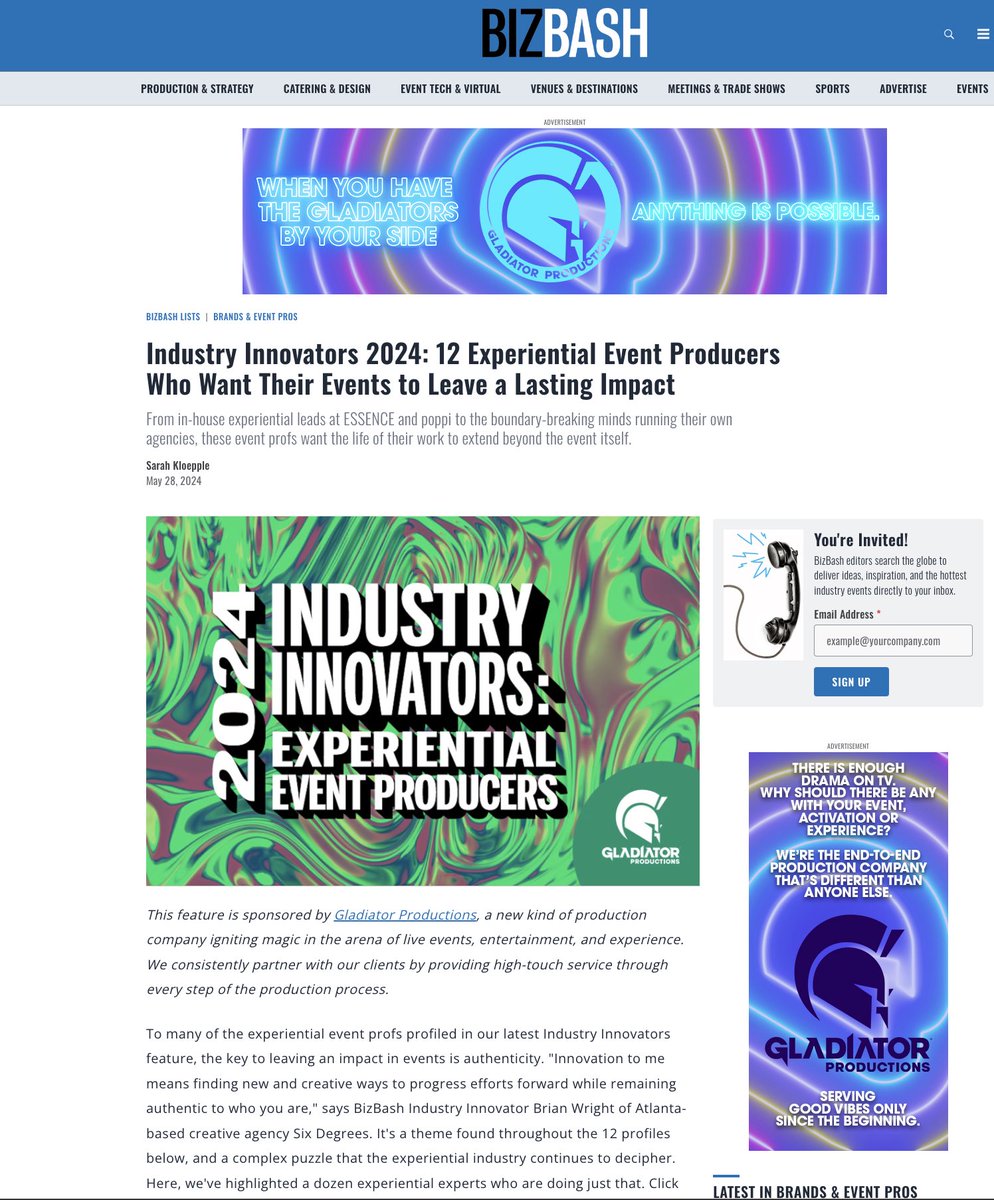 bwrightous's tweet image. 💚 @BizBash x @sixxdgrs