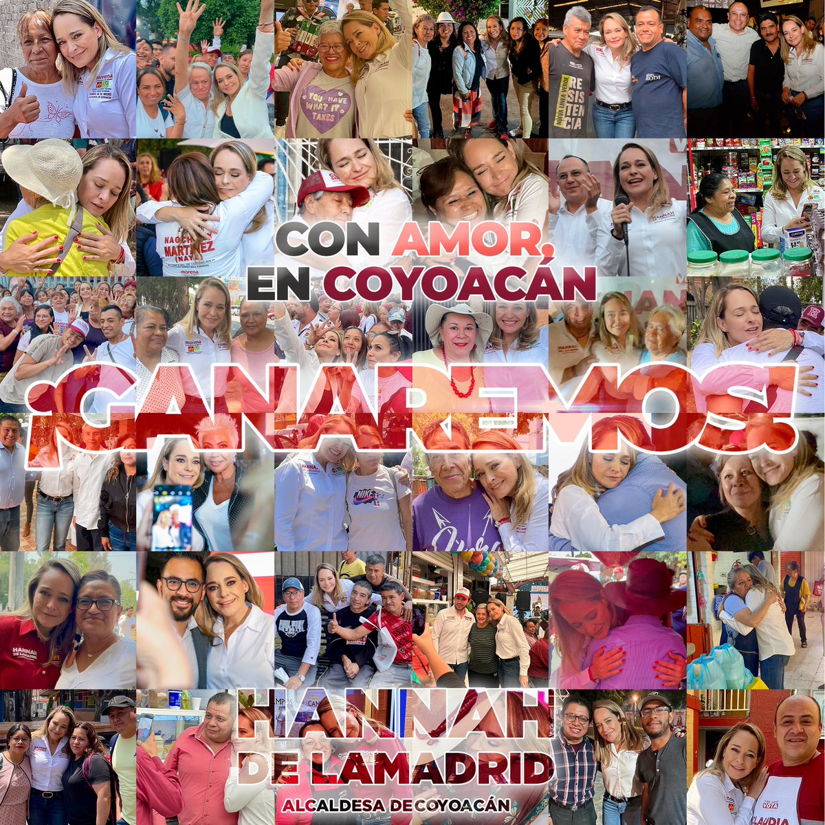 Gracias por recibirme en tu hogar.
Gracias por escuchar con atención mis propuestas.
Gracias por atreverte a decirle NO a la corrupción y abandono del PRIAN.
Gracias por caminar conmigo las calles de Coyoacán.
Gracias por ser parte de este movimiento que busca el bien de tu