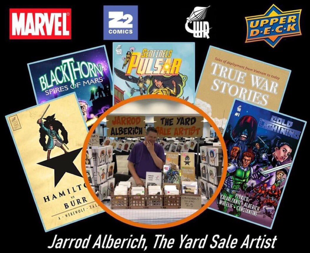Jarrod Alberich, The Yard Sale Artist™️🦚 (@yardsaleartist) on Twitter photo ⭐️Udated 2024 Con Appearances⭐️
🚨$20 #BookPageSketch commissions with show pick-up!🚨
<a href="/heroesonline/">HEROESONLINE</a> - 14-16 Jun, Charlotte, NC
<a href="/InfinityConFL/">Infinity Con</a> - 6-7 Jul, Tallahassee, FL
<a href="/DragonCon/">💐🌼Dragon Con 🌹🌺</a> - 30 Aug-2 Sep, Atlanta, GA
#JoeLanta (<a href="/TOYLANTA/">TOYLANTA</a>) - 27-29 Sep, Duluth, GA ⭐️Udated 2024 Con Appearances⭐️
🚨$20 #BookPageSketch commissions with show pick-up!🚨
<a href="/heroesonline/">HEROESONLINE</a> - 14-16 Jun, Charlotte, NC
<a href="/InfinityConFL/">Infinity Con</a> - 6-7 Jul, Tallahassee, FL
<a href="/DragonCon/">💐🌼Dragon Con 🌹🌺</a> - 30 Aug-2 Sep, Atlanta, GA
#JoeLanta (<a href="/TOYLANTA/">TOYLANTA</a>) - 27-29 Sep, Duluth, GA