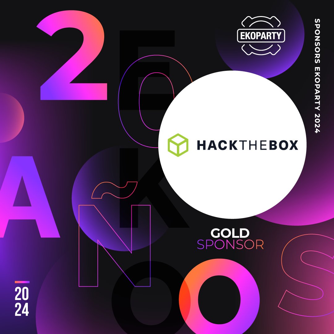 ¡Welcome @hackthebox_eu to the #EKO2024! Thank you for your support as Gold Sponsor! 🙌💪 🚀 Hack The Box is the Cyber Performance Center with the mission to provide a human-first platform to create and maintain high-performing cybersecurity individuals and organizations. 🎯