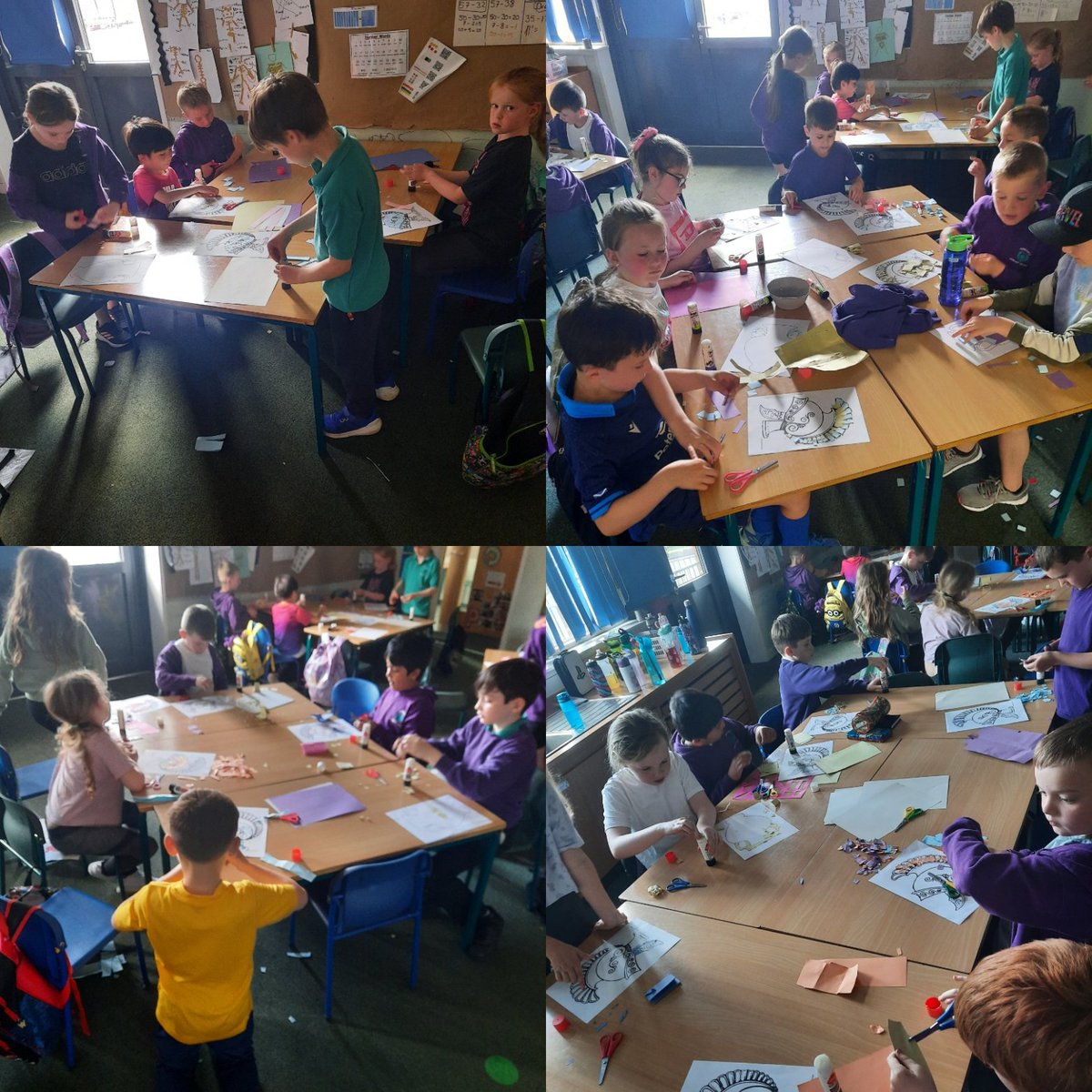 KPS_Primary3T's tweet photo. We have been learning all about Roman buildings across the world. Today we made our own mosaics 😃. https://t.co/Kkkp0fT2Be