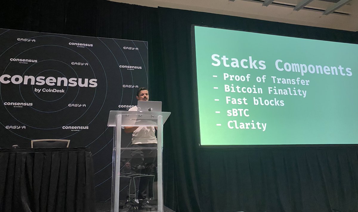 Building on Bitcoin with #Stacks and #Clarity Workshop led by @KenTheRogers at the @easya_app hackathon at #Consensus