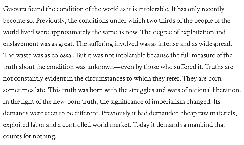 z_hu__'s tweet photo. john berger on guevara https://t.co/eOYDAEfT6v