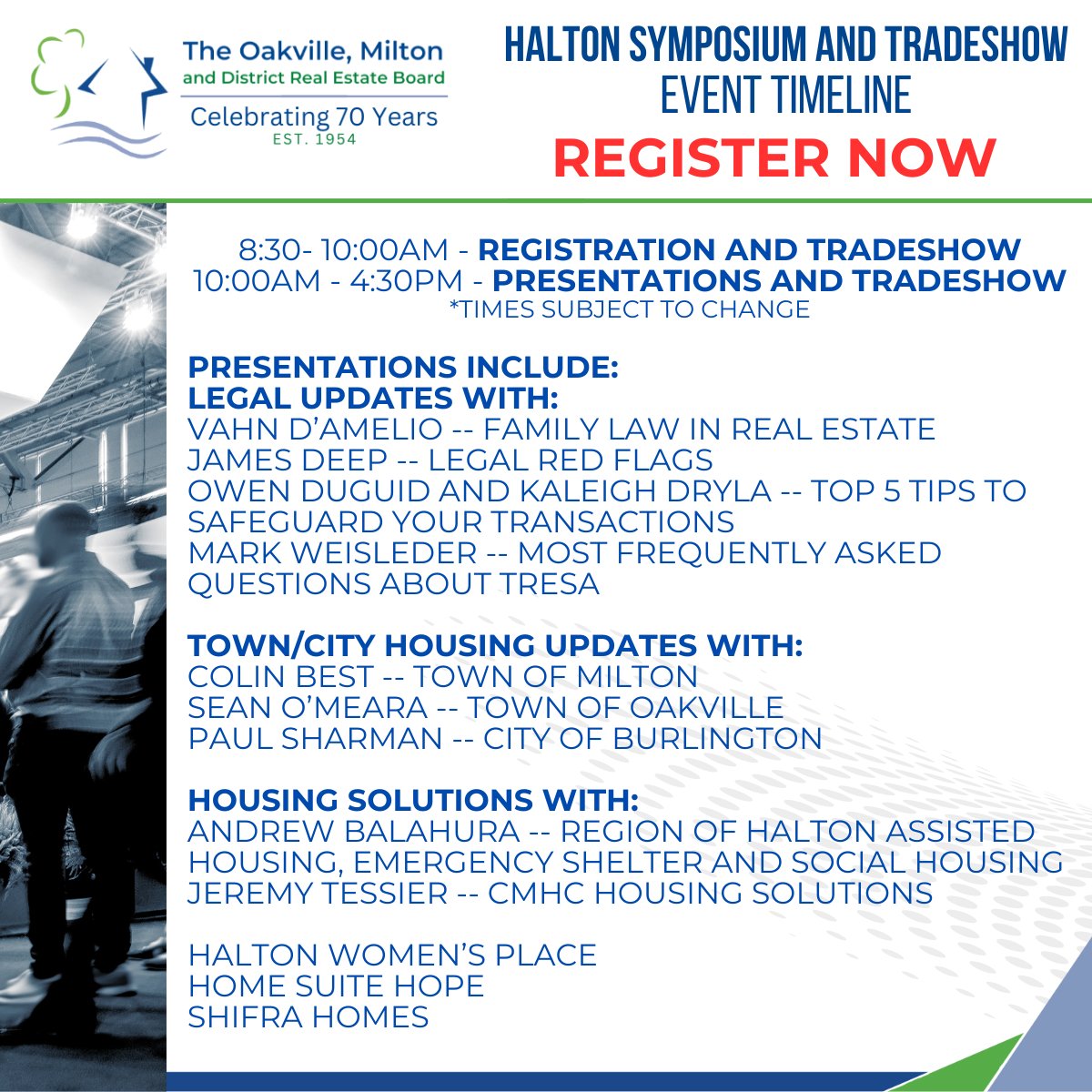 Join us at the Halton Symposium and Tradeshow on June 26 and help elevate your real estate career!

Embrace this opportunity to network with industry professionals, explore the latest trends, and gain valuable insights with industry experts. 

Register now🔗