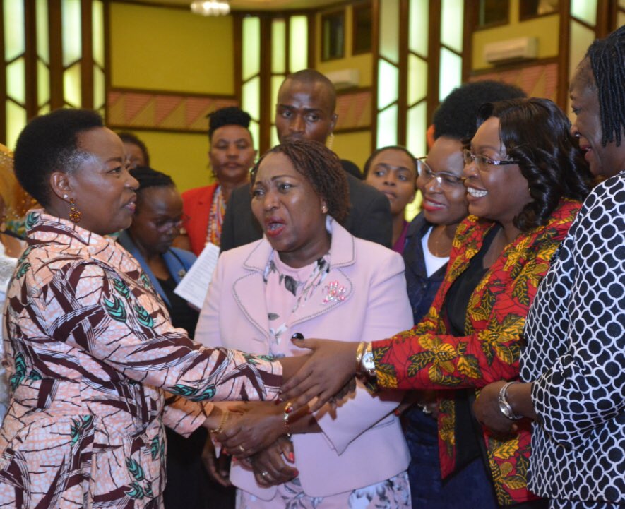 AderaBetty's tweet photo. Honored to join @MamaRachelRuto  and @Pastor_Dorcas alongside Women parliamentarians at the National Women Convocation Prayer day whose guest speaker was First Daughter of Uganda Pastor Patience Museveni. A nation under grace is a blessed nation. God bless
#NationalPrayerDay @GladysShollei @AnneWaiguru