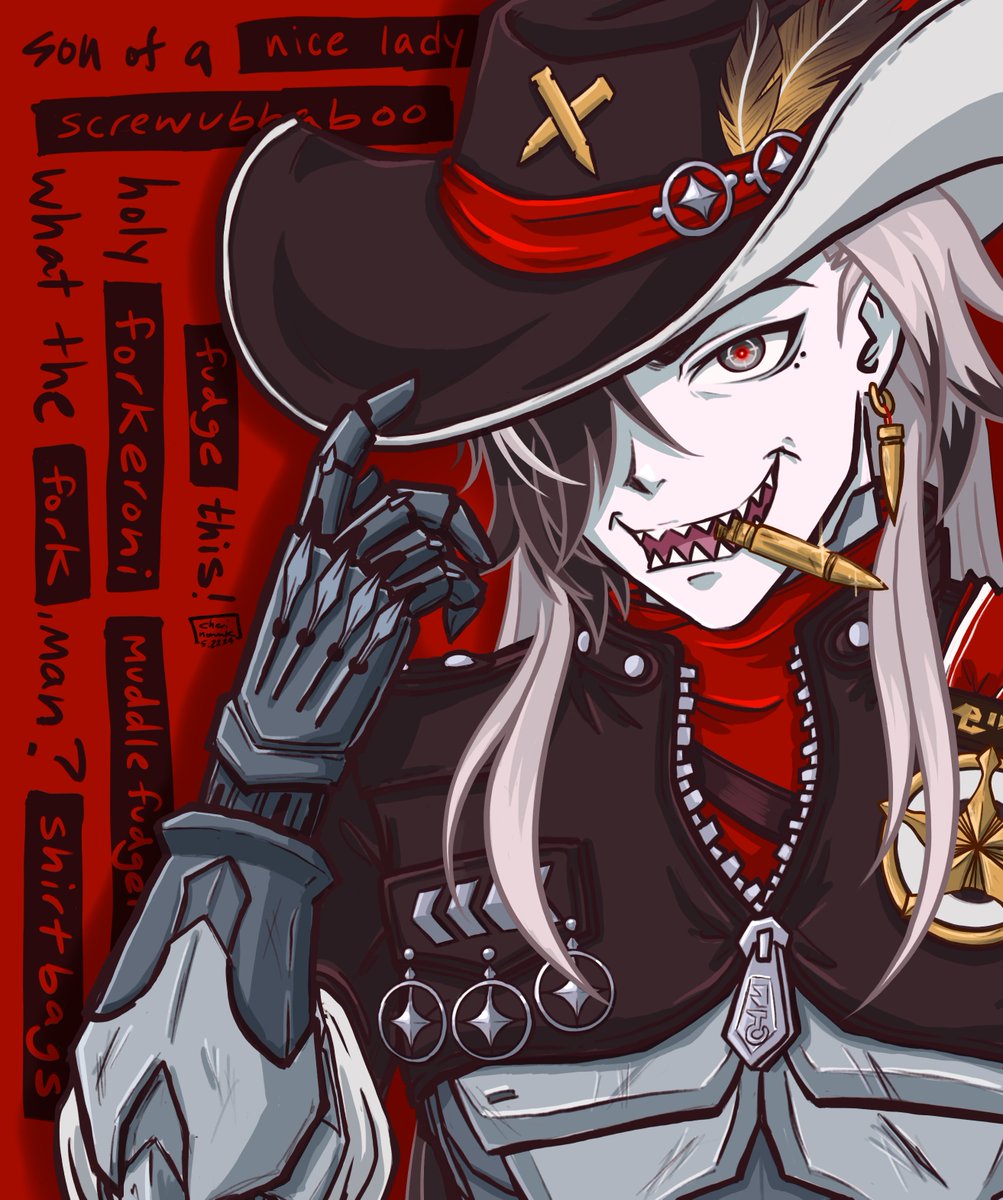 Yeeehaw! Excited for Boothill on #HonkaiStarRail ! #boothillfanart #galaxycowboy