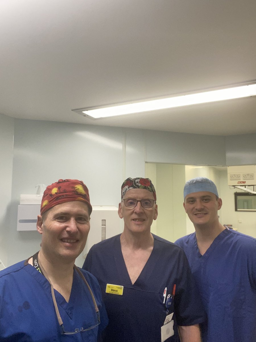 On call at RSH - Military personnel are never far away.  I’m with Mr Bennett WO1 (retd), theatre lead, fount of knowledge and moral compass and Flt Lt Cain, currently serving, and one of our registrars.