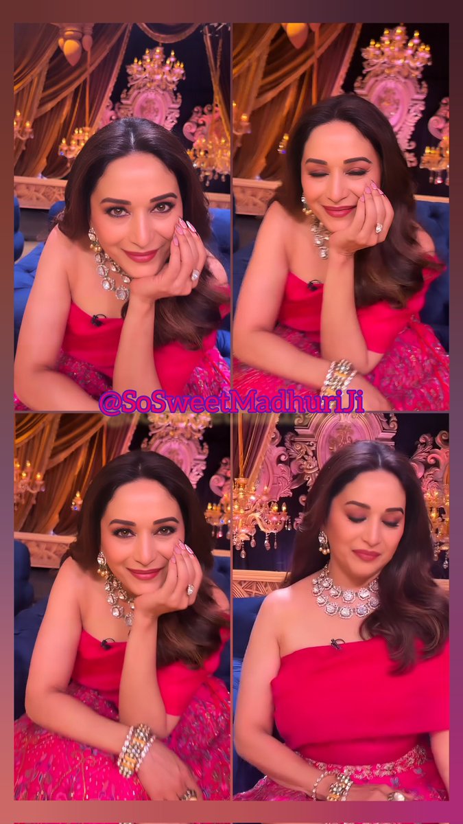 Your sweet smile 😘🤗💓👌🏻 Feeling Pink flowers..🌷💞 ⠀ 🌷🌸🌷🌸🌷 🌸🌷🌸🌷🌸 Λ🌷🌸🌷🌸🌷 ( ˘ ᵕ ˘🌷🌸🌷 ヽ つ＼ ／ UU / 🎀 \ Love u so much madhuri ji 🤗💓 @MadhuriDixit #MadhuriDixit #SweetSmile #DanceDeewane