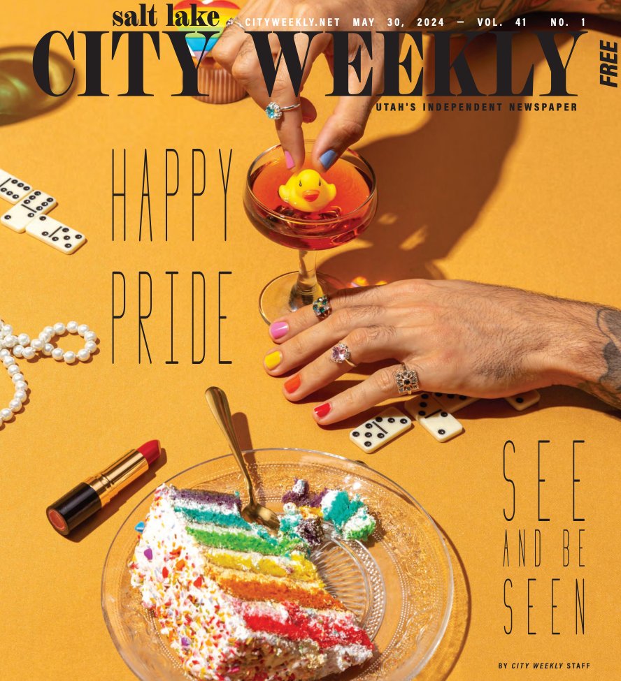 FRIENDS! The 2024 @CityWeekly Pride Issue is out NOW online and heading to a newsstand near you. This issue features an intro by guest editor @votereale, info on this year's *TWO* Pride festivals in SLC, and much more. Check it out! #utpol #slc #pride cityweekly.net/utah/represent…