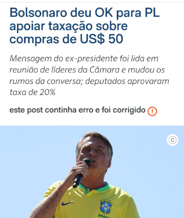 TODA VEZ que você pagar taxa ao comprar de site estrangeiro, faz arminha que passa!!

E aí agradeça ao Jair Bolsonaro!