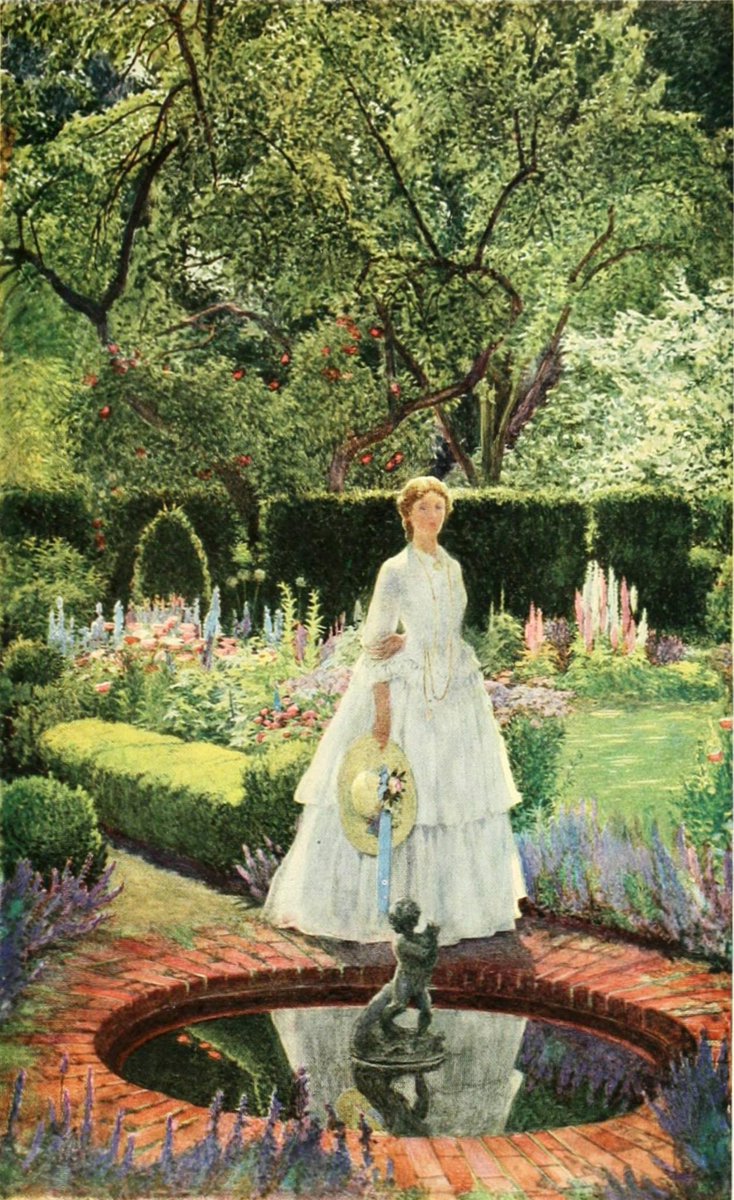 🎨Eleanor Fortescue-Brickdale (1872 - 1945) Come into the Garden Maud