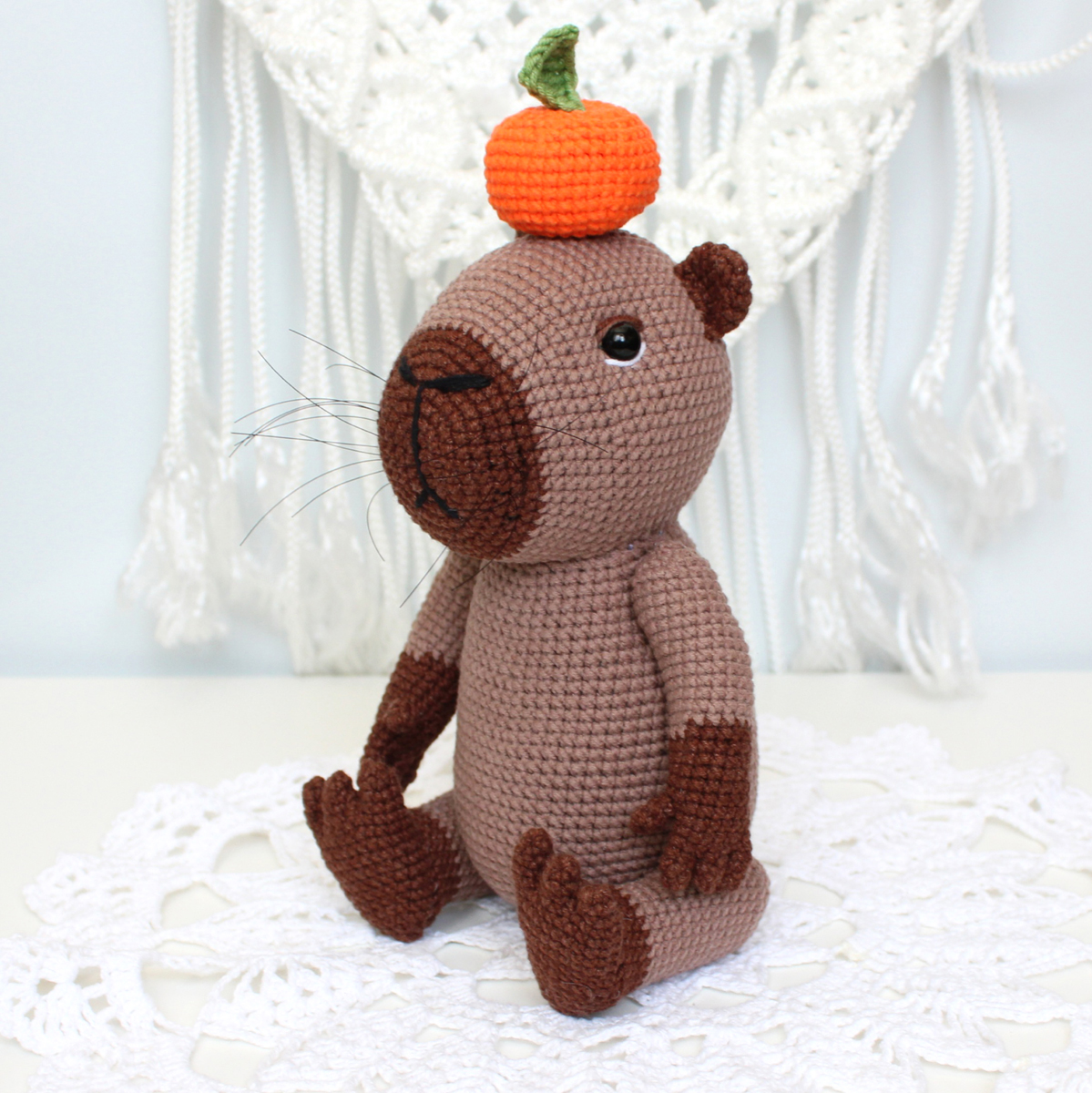 Capybara Crochet Pattern 🍊➡️ shop.amigurumi.today/product/amigur…

#amigurumi #crochet #amigurumipatterns #crochetpatterns #handmade #crafting