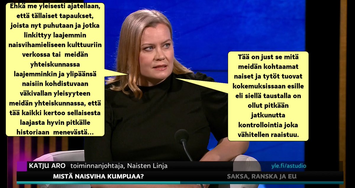 Katju Aro kuvailee mainitsematta nimeltä erästä Suomeenkin rantautunutta vieraslajia. #yleastudio