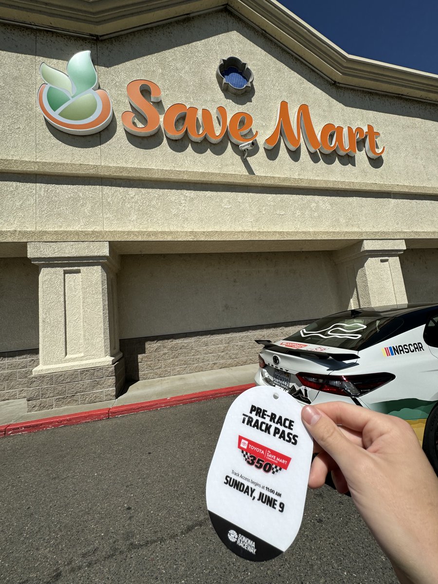 Who's ready for our store tour!? 🤗

We'll be stopping by select
@SaveMart and Lucky stores and giving away free Pre-Race Track Passes throughout the day.  

Stay tuned to see where we're headed next!  

*Must purchase a Sunday ticket from store to be eligible