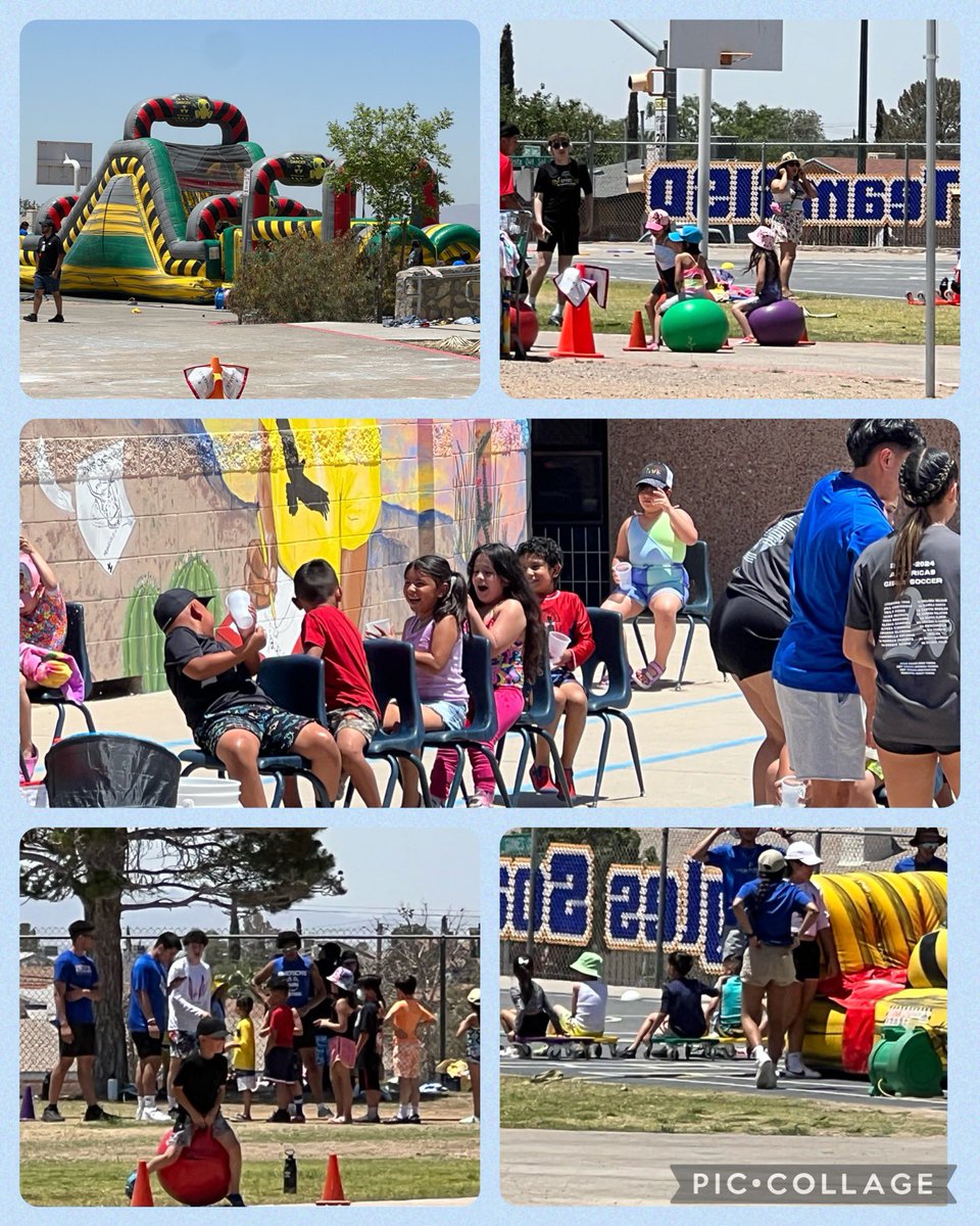 VDS ESA’s field day. Thank you @CoachFarmer_VDS for an awesome setup. Our Eagles are having a fabulous time! #TeamSISD #BetterTogether @VDelSol_ES @IOjeda_VDSESA