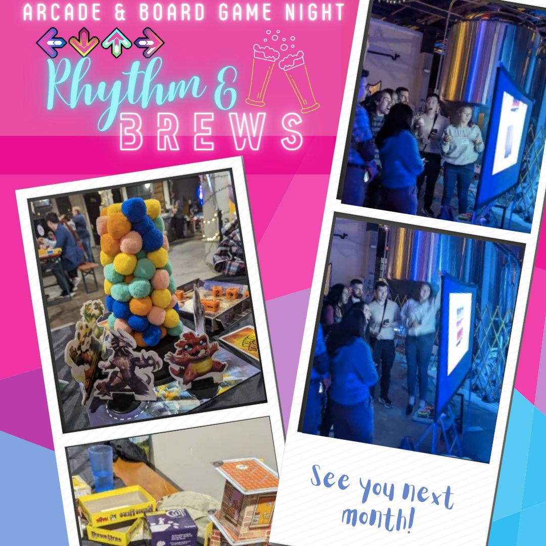 _dcgaminggroup's tweet photo. Great seeing everyone! See you next Month! @citystatebrewing
#WashingtonDC #DC #ArcadeLife #DCFun #arcade #gaming #ddr #VideoGamesDC #GamingCommunity #DCEvents #GamerLife #PlayTogether #DCNightlife #GameOnDC #CasualGaming #ArcadeFun #DCEntertainment #WeekendFunDC https://t.co/dikXp88bIv