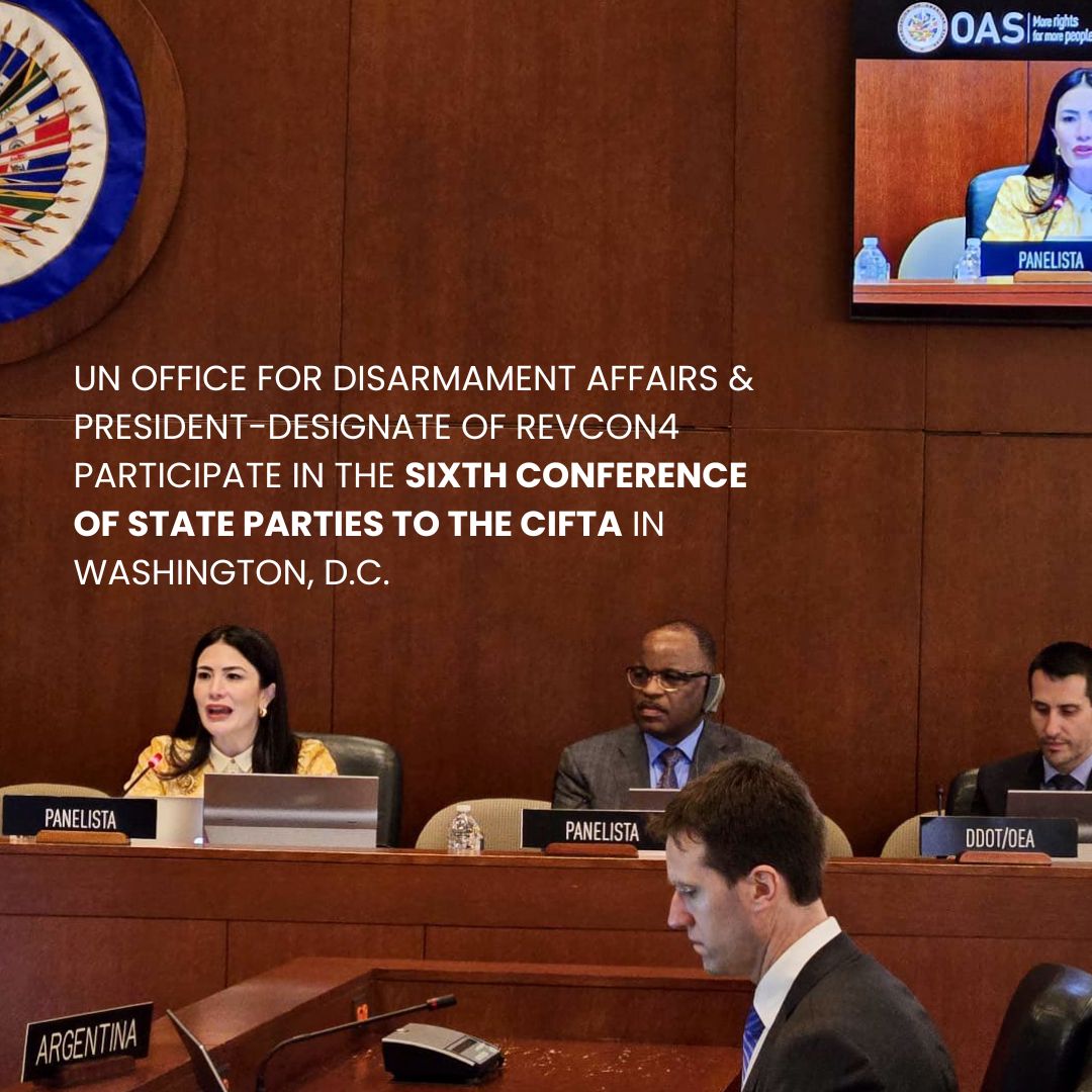 Preventing the illicit trafficking of small arms and light weapons #SALW require efforts at all levels. Regional instruments as the Inter-American #CIFTA and the global Programme of Action #UNPoA reinforce and strengthen each other.