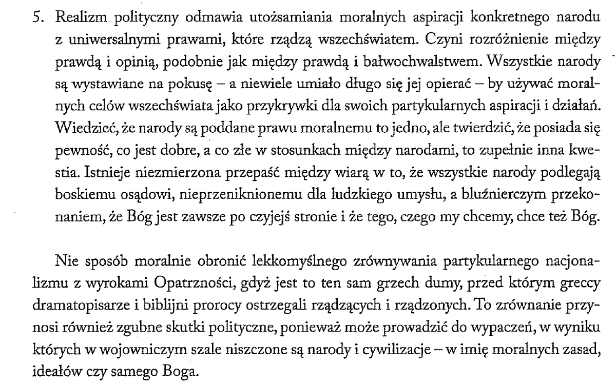 JanSadkiewicz's tweet image. „Nie sposób moralnie obronić lekkomyślnego zrównywania partykularnego nacjonalizmu z wyrokami Opatrzności…” ~ Hans #Morgenthau