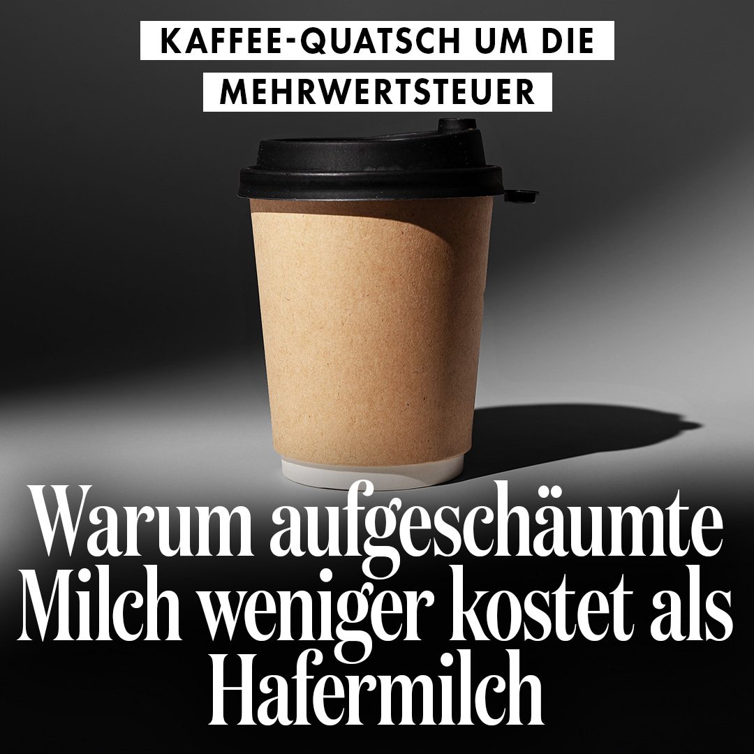Wenn Sie morgens ihren Kaffee kaufen, dann kann es sein, dass Sie dafür unterschiedlich viel Mehrwertsteuer bezahlen. Kein Witz. nius.de/konsum/kaffee-…