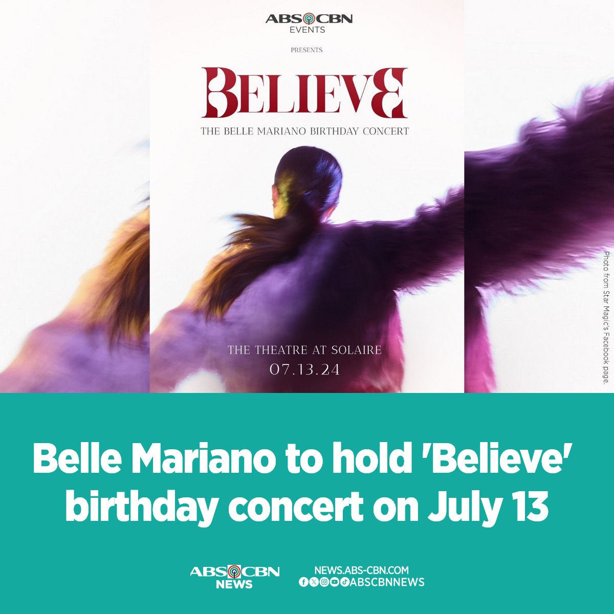 ABSCBNNews's tweet photo. Attention, Bellelievers! 💗
Belle Mariano has a present to give her fans for her birthday. 

READ: https://t.co/q6tpK8SlVd https://t.co/sc8izZvjn1