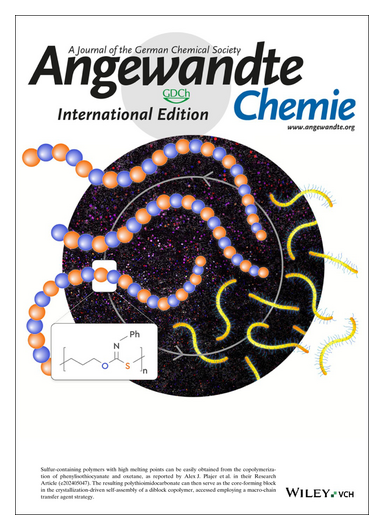 #OnTheCover Easy Synthetic Access to High-Melting Sulfurated Copolymers and their Self-Assembling Diblock Copolymers from Phenylisothiocyanate and Oxetane (Alex J. Plajer and co-workers) onlinelibrary.wiley.com/doi/10.1002/an… @APlajer onlinelibrary.wiley.com/doi/10.1002/an…