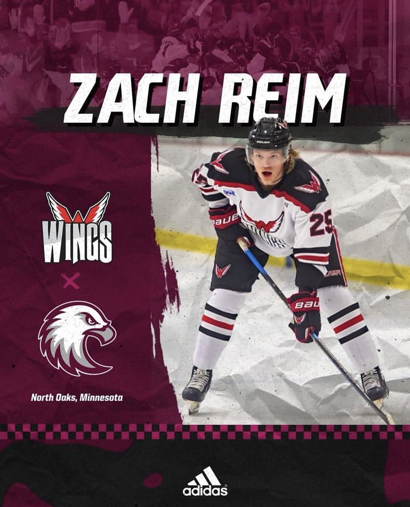 We would like to welcome defenseman Zach Reim! Reim joins the Auggies from the Aberdeen Wings in the NAHL, and is a former MSHSL champion with Gentry Academy! #AuggiePride #d3hky