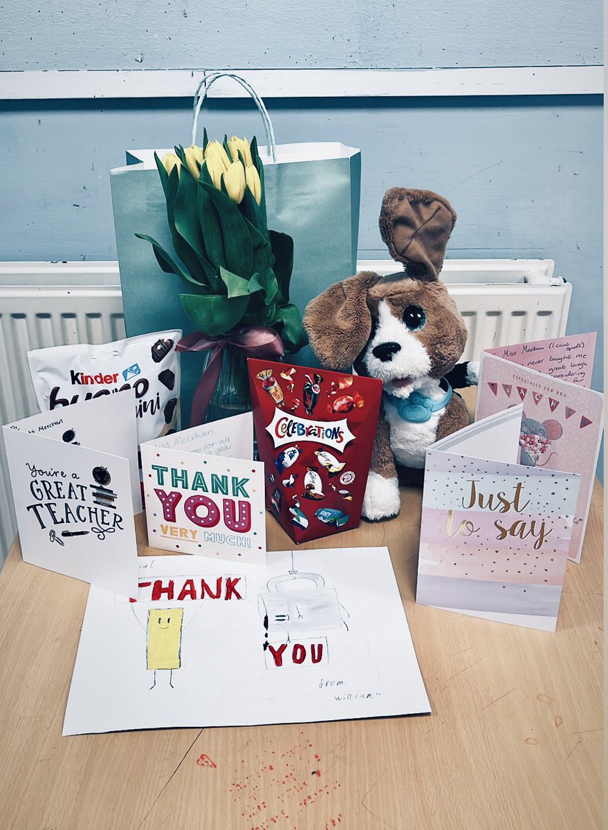 Wonderful gifts I received from the school leavers at <a href="/drumchapelhigh/">Drumchapel High</a>. Wishing all of our wonderful pupils all of the success in their new ventures 🤍