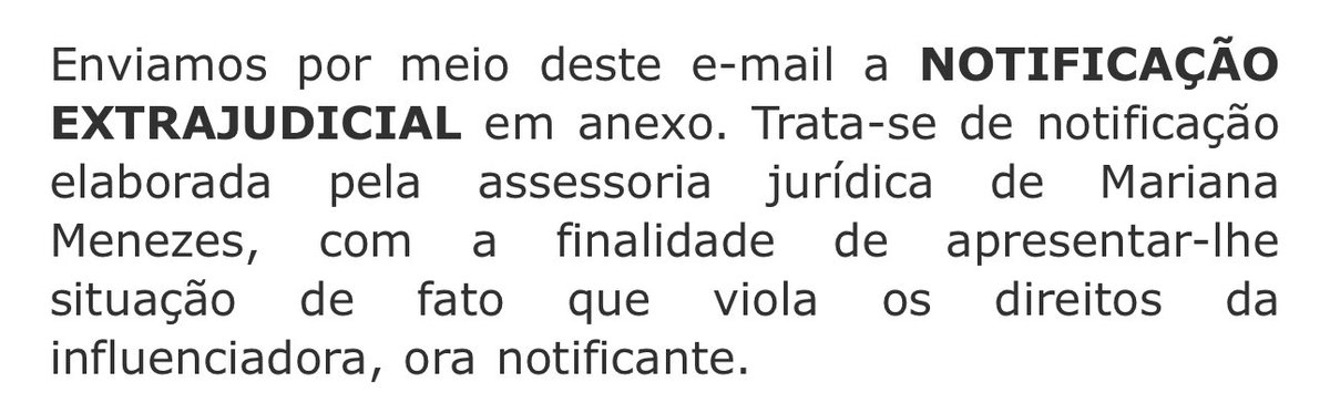 A Mari Menezes divulgou vários golpes e agora tá ameaçando me processar.

Tadinha! Ela quer divulgar os golpes dela em paz, sem eu atrapalhar.