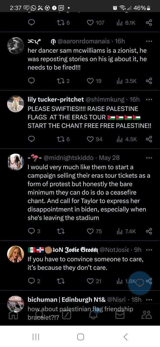 I hope @TaylorSwift is warned about these radicals. Swifties won't fall for the faux progressive activists. These fools never cared about pple dying in Ukraine or the 600 000 dead Ethiopians fr the '22 genocide #SwiftiesForPalestine guilty #ErasToue #TaylorSwift @tkelce #UKRAINE