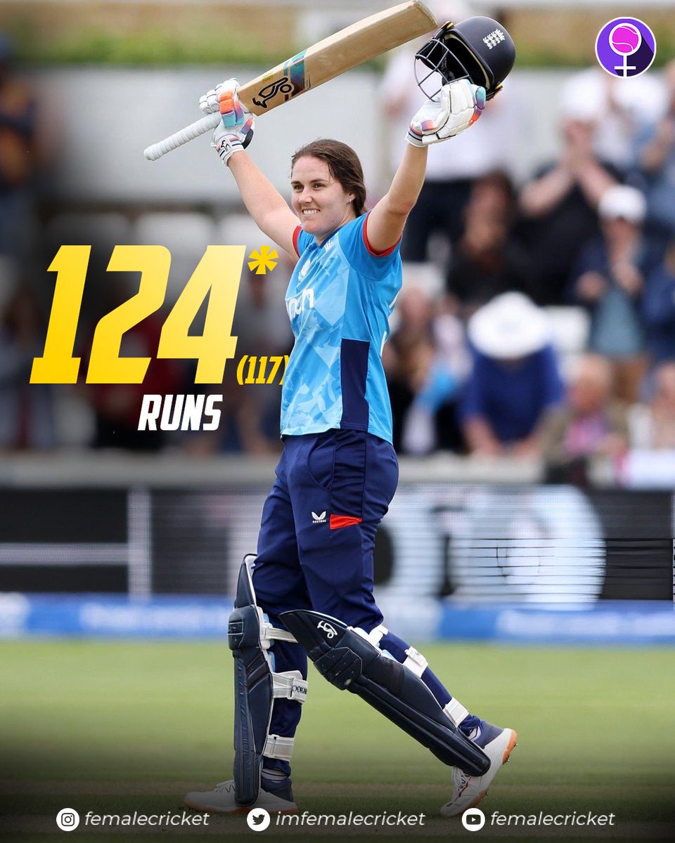 Player of the Match - NSB 💪 Nat Sciver-Brunt scored her 9th ODI Century 🫡 #CricketTwitter #ENGvPAK