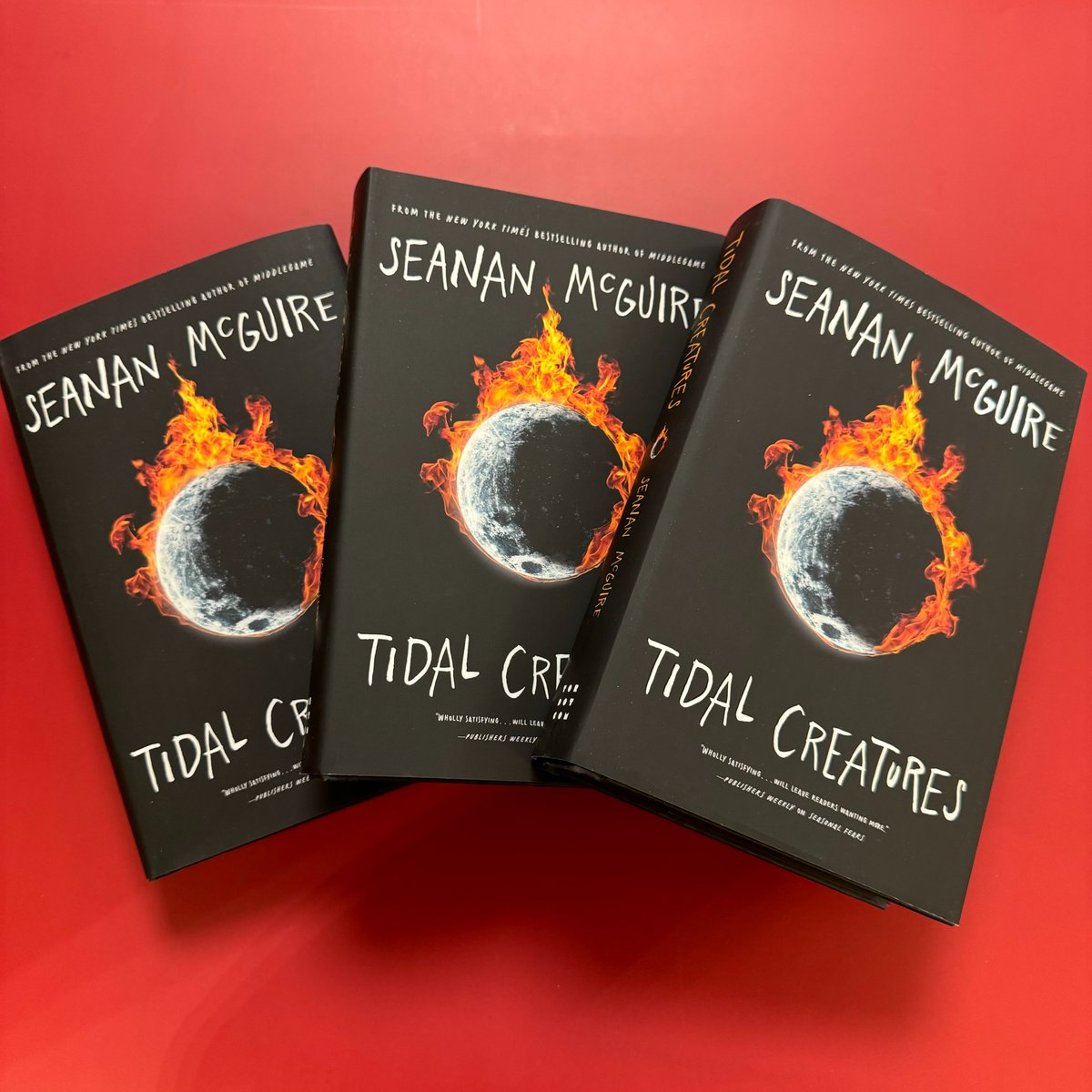 Tordotcom Publishing (@tordotcompub) on Twitter photo The happiest of book birthdays to Tidal Creatures by <a href="/seananmcguire/">Seanan McGuire</a>, the latest installment in her Alchemical Journeys series!🌘🔥 The happiest of book birthdays to Tidal Creatures by <a href="/seananmcguire/">Seanan McGuire</a>, the latest installment in her Alchemical Journeys series!🌘🔥