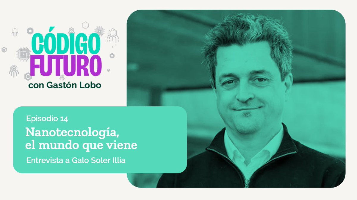 Quvopodcasts's tweet image. #CódigoFuturo | Episodio 14

@dr_kuato  doctor en Química y director del Instituto de Nanosistemas de la @unsamoficial, nos cuenta cómo la #nanotecnología está mucho más presente que lo que todos creemos en nuestra vida cotidiana.

Escuchalo👉bit.ly/3wW5MME

@GastyLobo