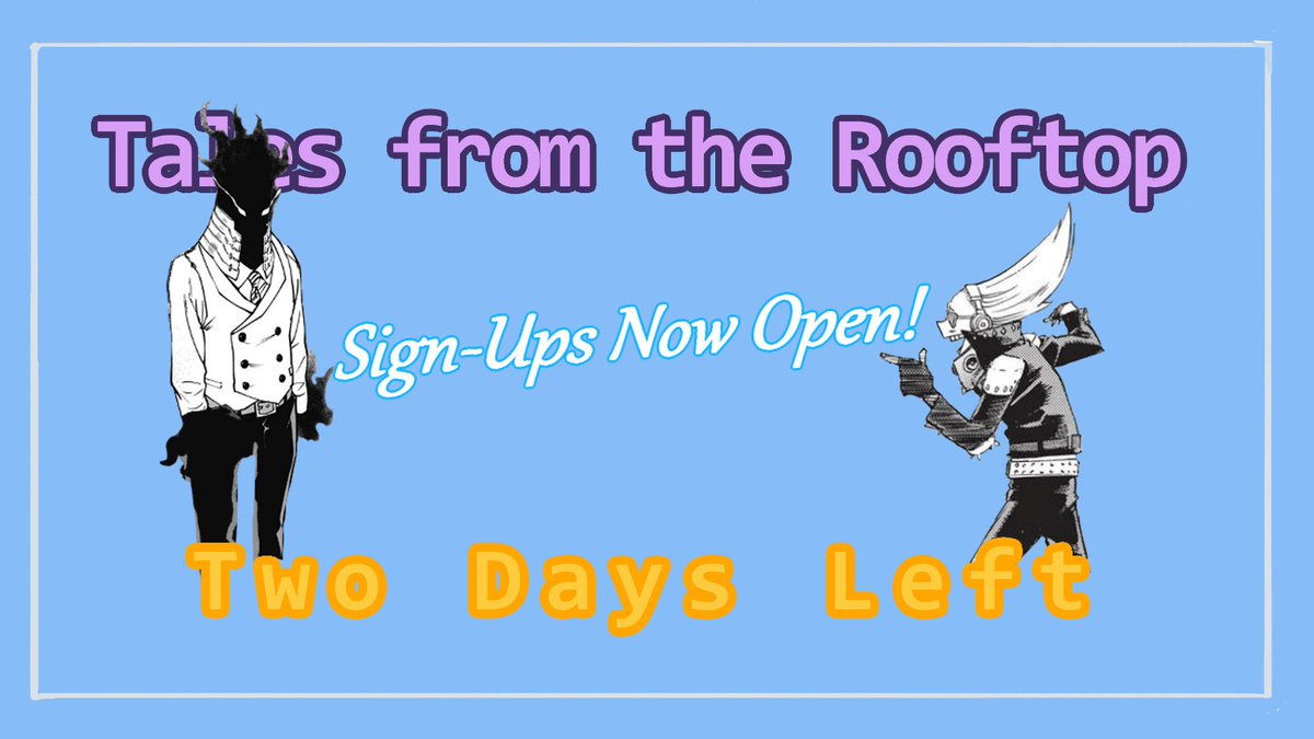 therooftoptales's tweet photo. Just 2 DAYS left to sign-up for the Rooftop Bang!

Don’t wait any longer to make new friends who love the gang as much as we do! ✨ https://t.co/BdQURCMbNL