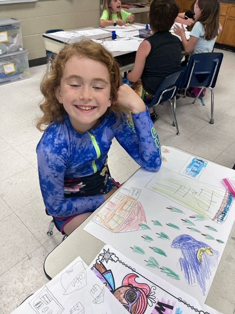 wpzizzers's tweet image. Dr. Rodriguez’s summer school class honed their map skills by creating detailed summer camp maps! 🗺️🎓 #SummerSchool #MapSkills