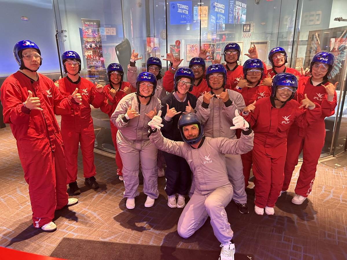 The math and science depts hosted 2 joint STEM field trips to iFLY indoor skydiving in Paramus. Students learned about the physics and math of skydiving, participated in a lab and wind tunnel demo, &amp; got to fly! Thank you to Mr. Thomas, Mr. Hueston &amp; Mrs. Smith for organizing.