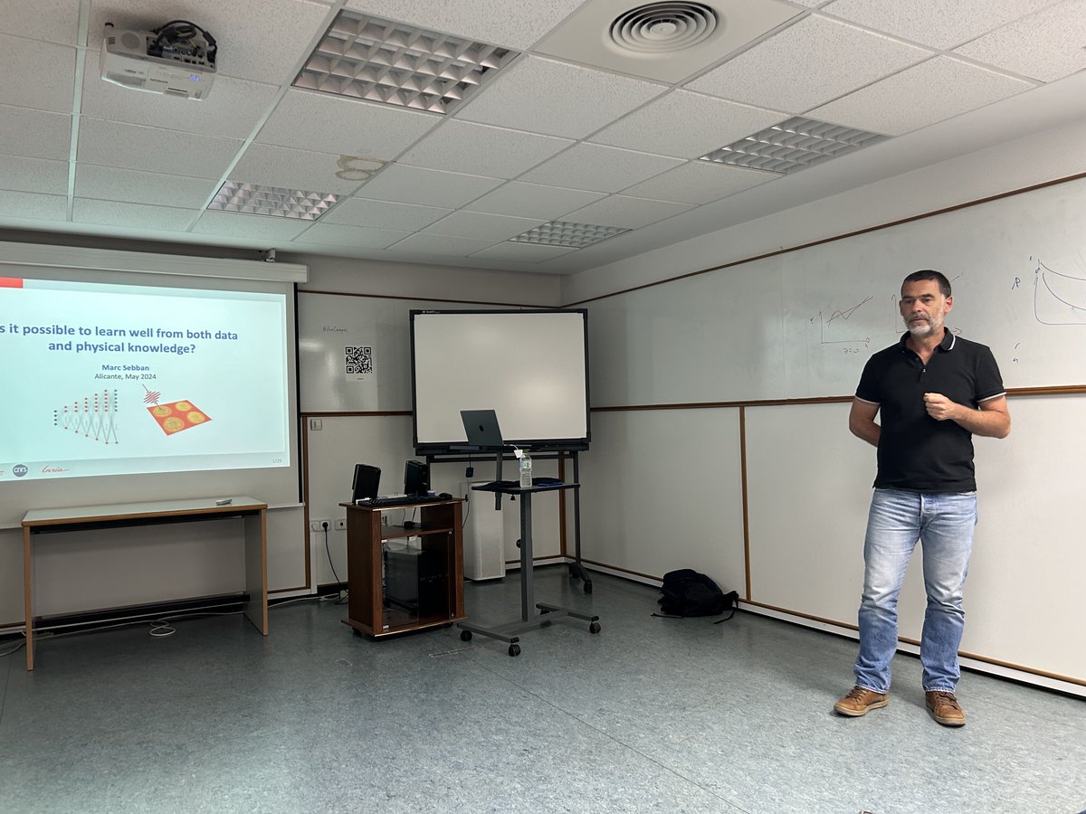 Jorge Azorín-López (@jazorinl) on Twitter photo We had the pleasure of having Prof. Marc Sebban from the <a href="/LabHubertCurien/">Laboratoire Hubert Curien</a> <a href="/Univ_St_Etienne/">Université Jean Monnet Saint-Étienne</a> at the <a href="/iuii/">IUII- Universidad de Alicante</a> <a href="/UA_Universidad/">Universidad de Alicante UA</a>. The talk "Is it possible to learn well from both data and physical knowledge?" was of great interest! We learned a lot of Physics-informed ML! Merci beaucoup! We had the pleasure of having Prof. Marc Sebban from the <a href="/LabHubertCurien/">Laboratoire Hubert Curien</a> <a href="/Univ_St_Etienne/">Université Jean Monnet Saint-Étienne</a> at the <a href="/iuii/">IUII- Universidad de Alicante</a> <a href="/UA_Universidad/">Universidad de Alicante UA</a>. The talk "Is it possible to learn well from both data and physical knowledge?" was of great interest! We learned a lot of Physics-informed ML! Merci beaucoup!